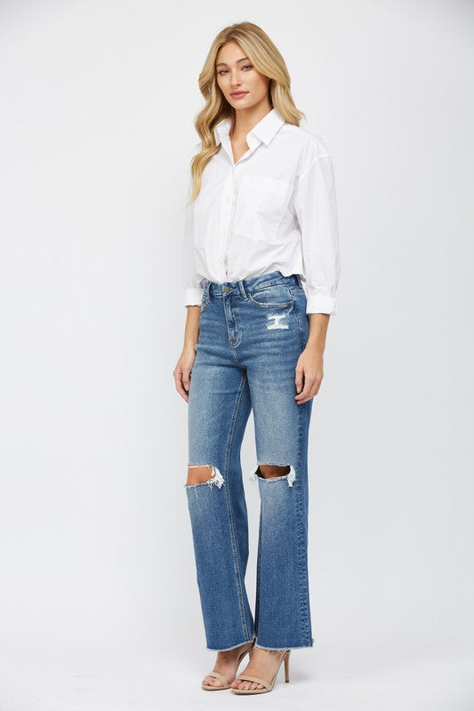 The Jayda Super High Wide Leg Jeans