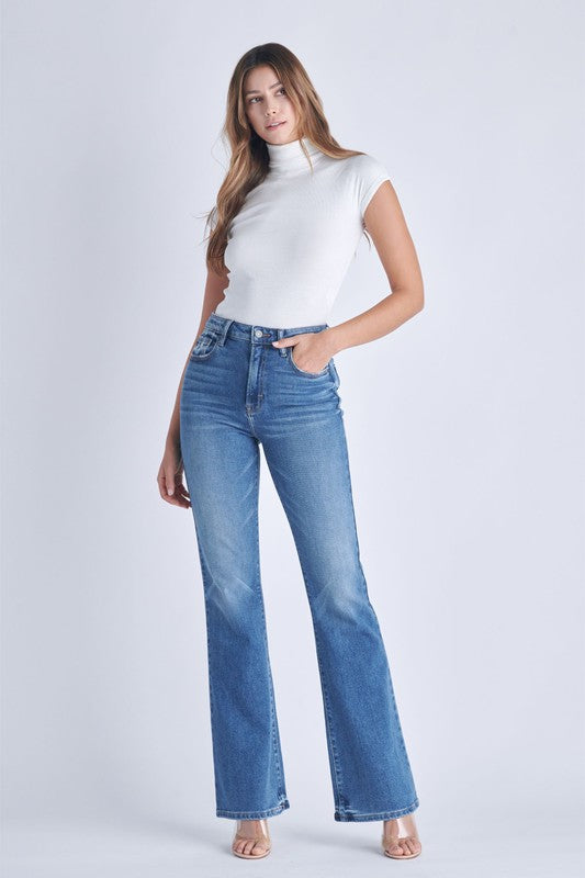 The Sienna Medium Wash Classic Flare Jeans