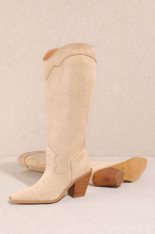 Western boots outlet beige