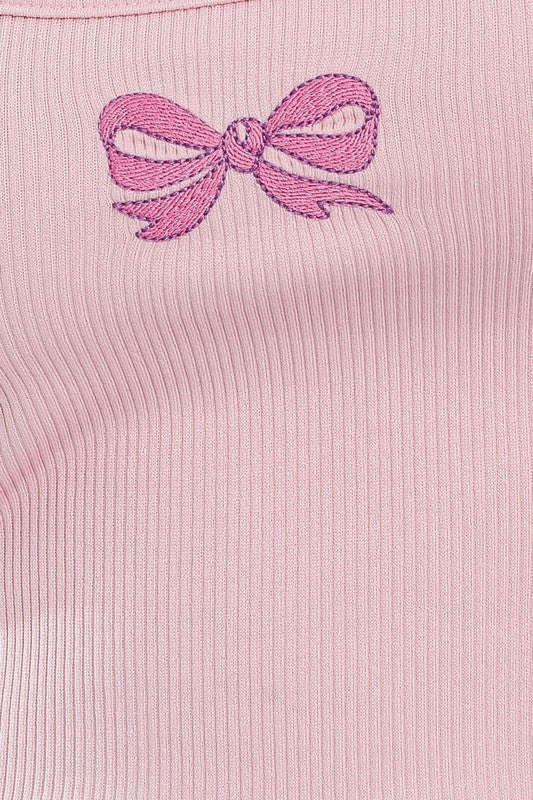 The Little Pink Bow Cami Tank