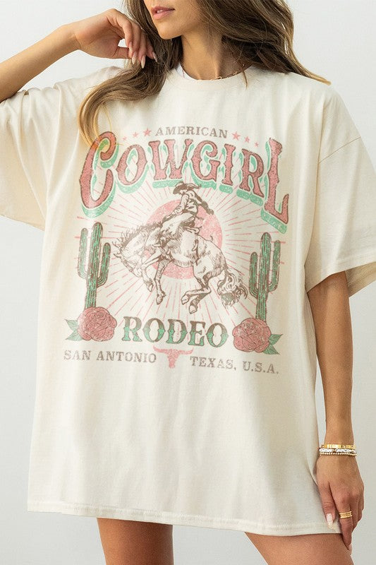 The American Cowgirl Rodeo Comfort Colors Tee