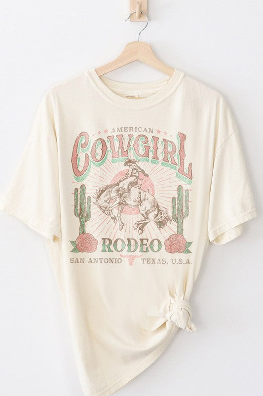 The American Cowgirl Rodeo Comfort Colors Tee