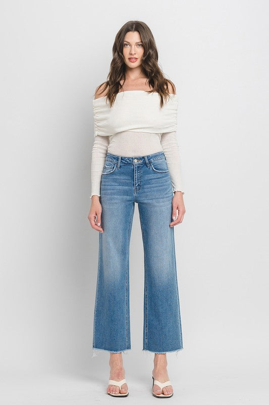 The Camden Cropped Wide Leg Jeans