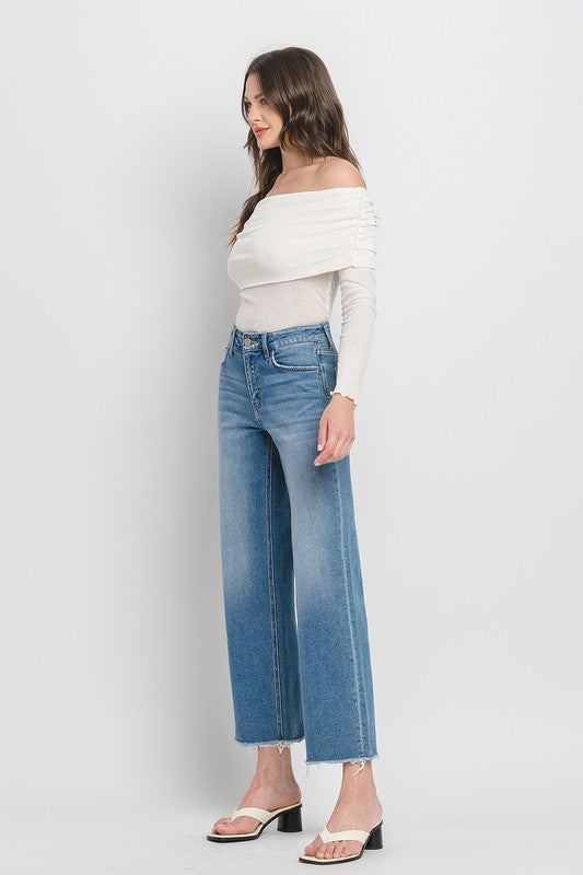 The Camden Cropped Wide Leg Jeans