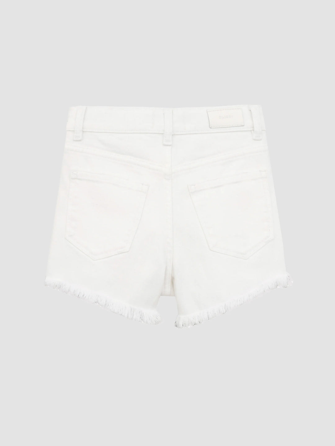 Girls Lucy Shorts High Rise Cut Off by DL1961 in White