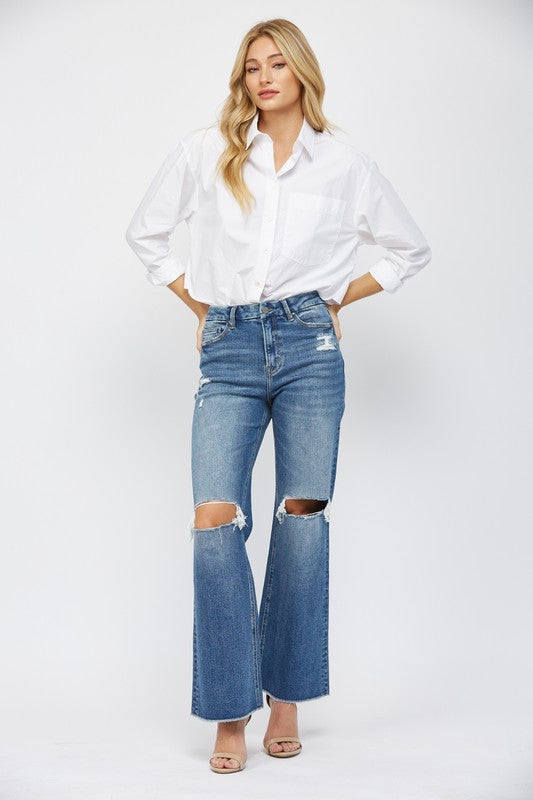 The Jayda Super High Wide Leg Jeans