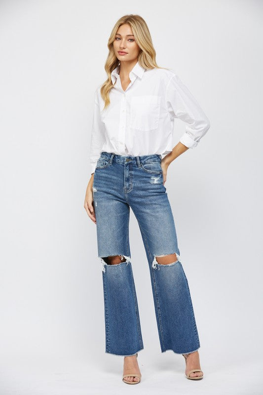 The Jayda Super High Wide Leg Jeans