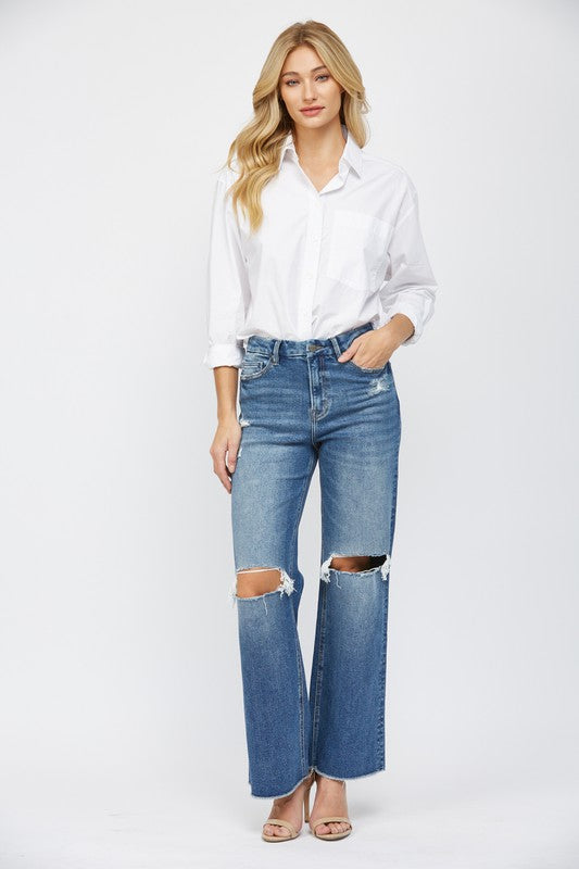 The Jayda Super High Wide Leg Jeans