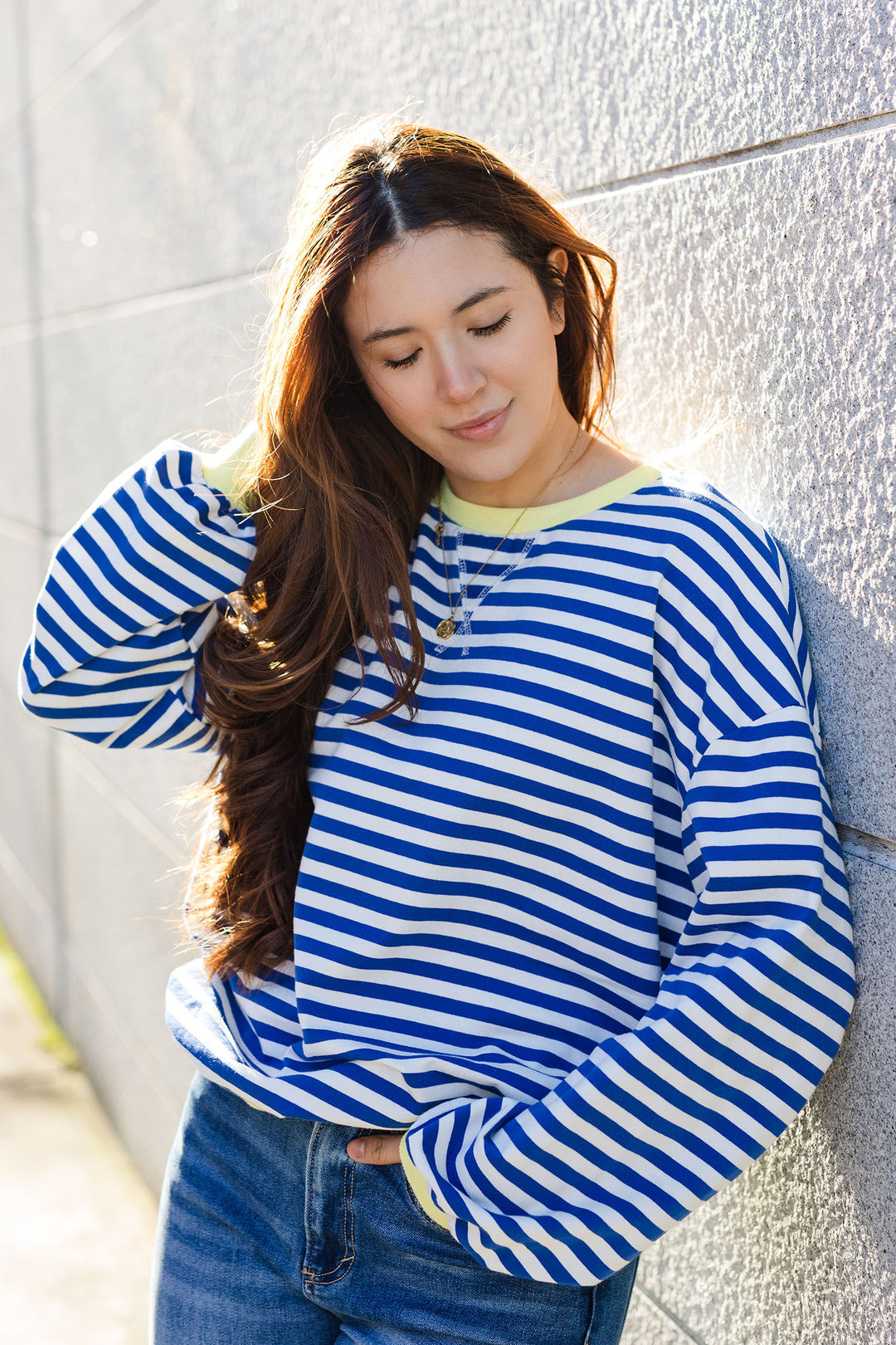 The Easy Mornings Striped Pullover