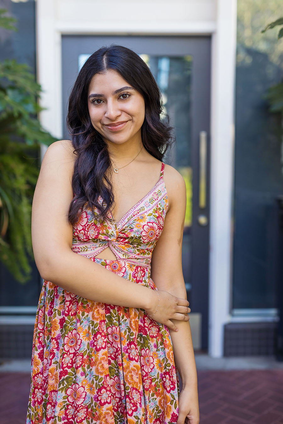 The Tuscan Sun Floral Print Maxi Dress