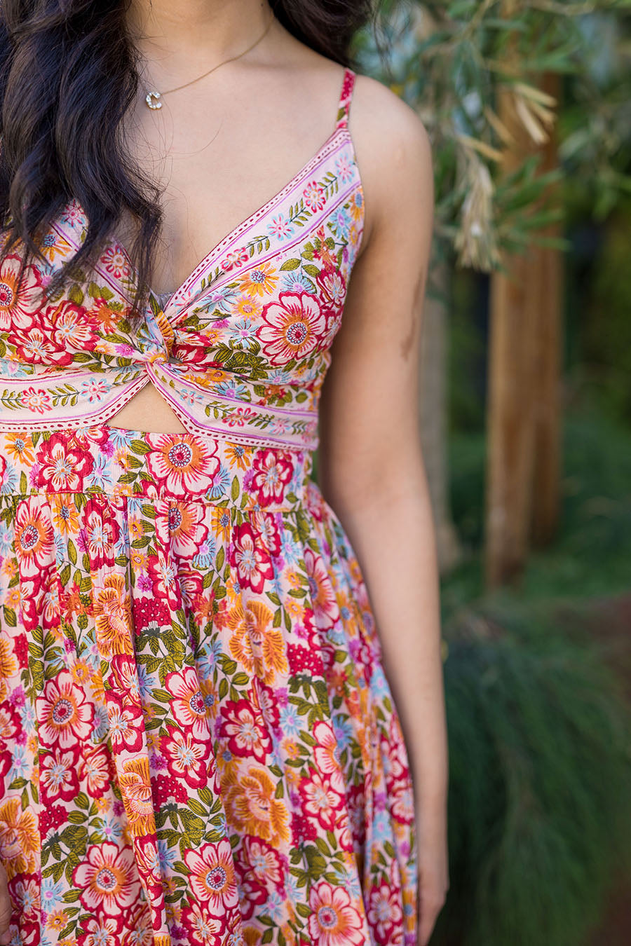 The Tuscan Sun Floral Print Maxi Dress