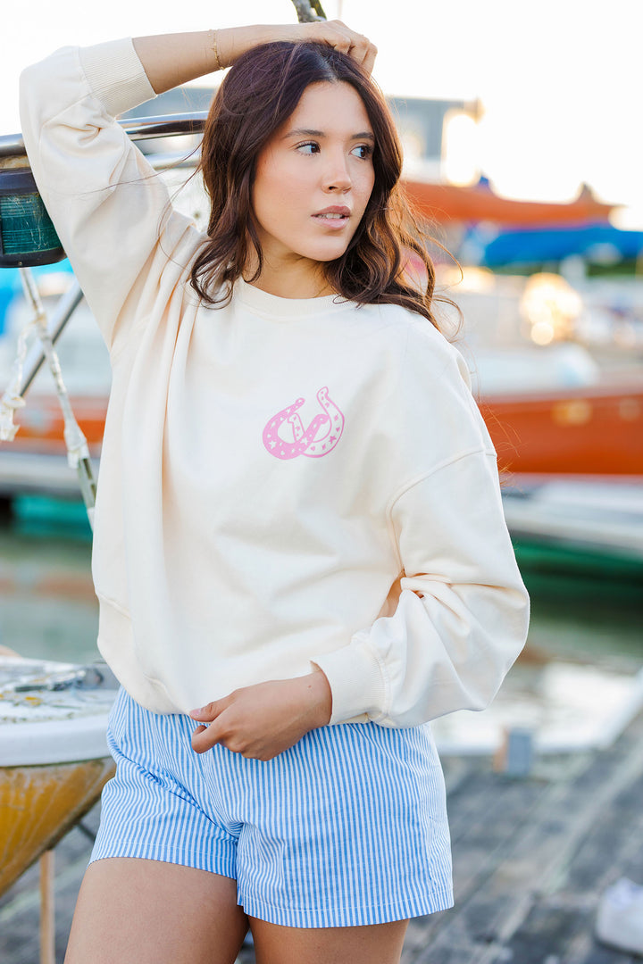 The Coastal Cowgirl Graphic Print Sweatshirt