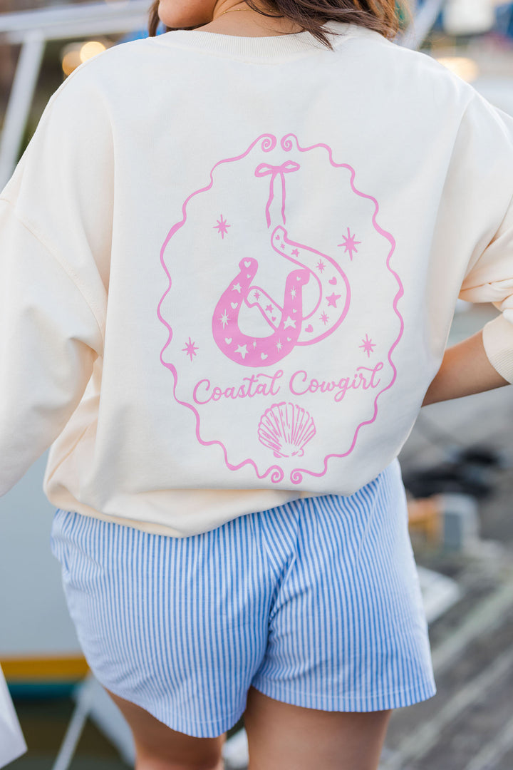 The Coastal Cowgirl Graphic Print Sweatshirt