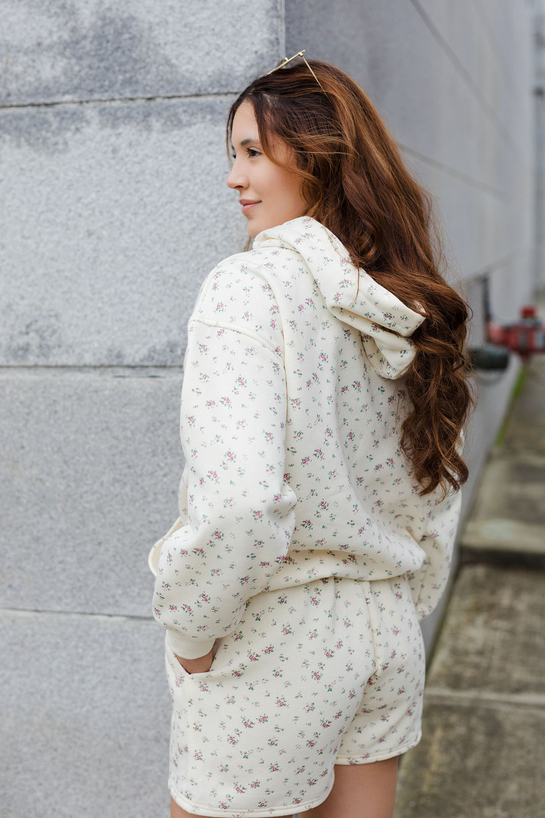 The Little Bit Ditzy Floral Hoodie Sweatshirt