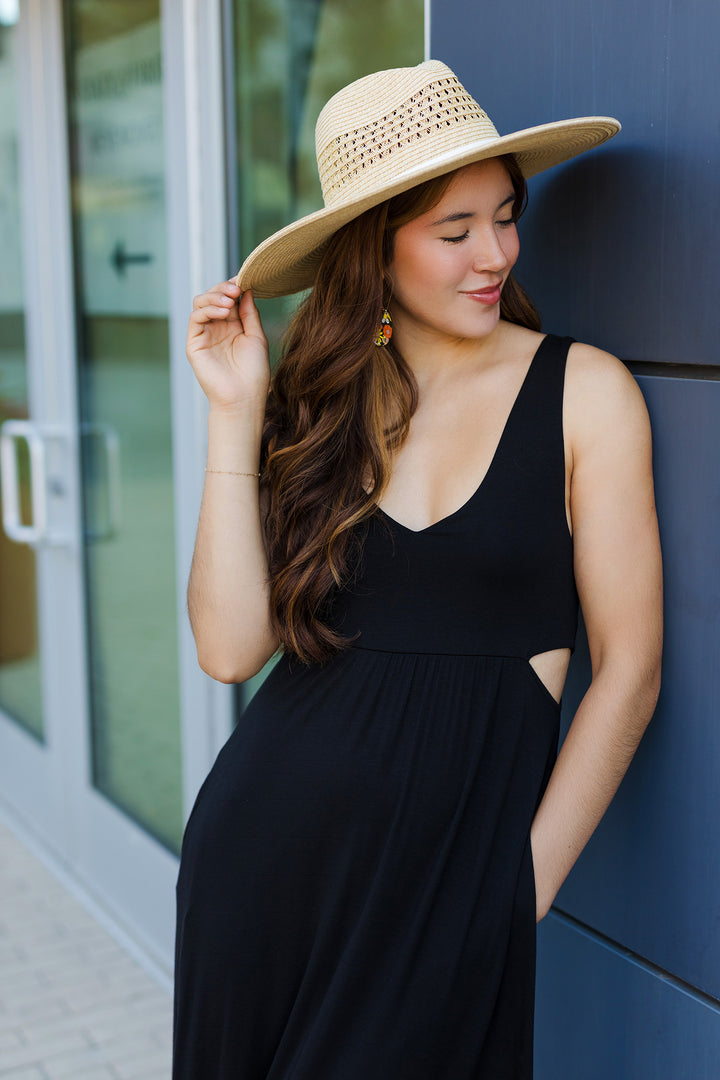 The Shaken Not Stirred Sleeveless Maxi Dress