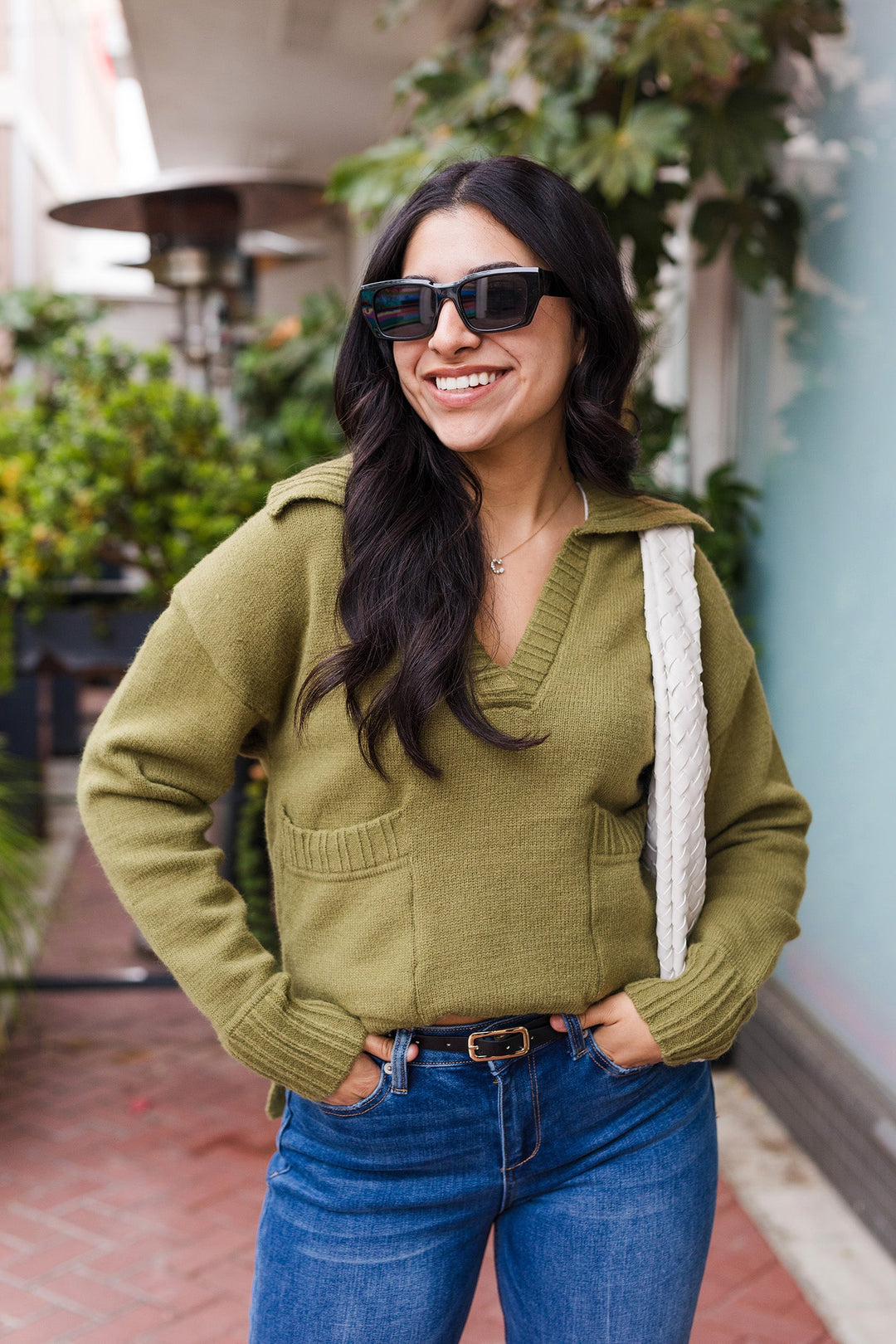 The Cozy Up V-Neck Sweater