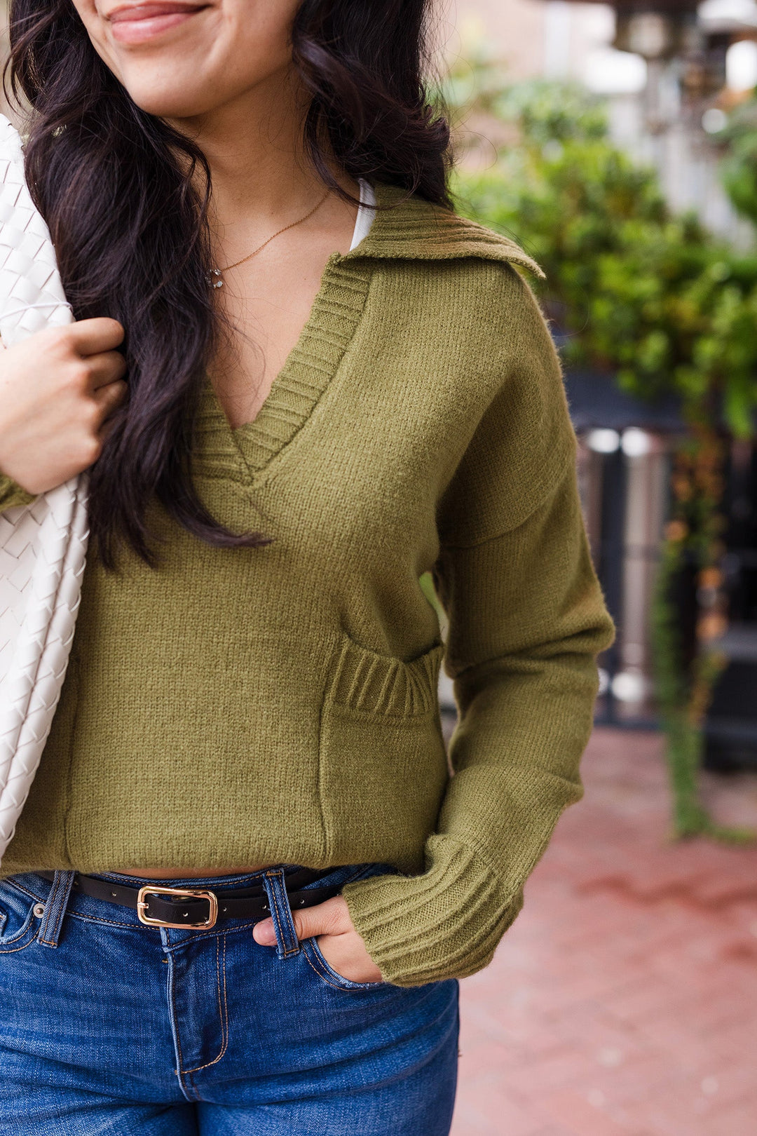 The Cozy Up V-Neck Sweater