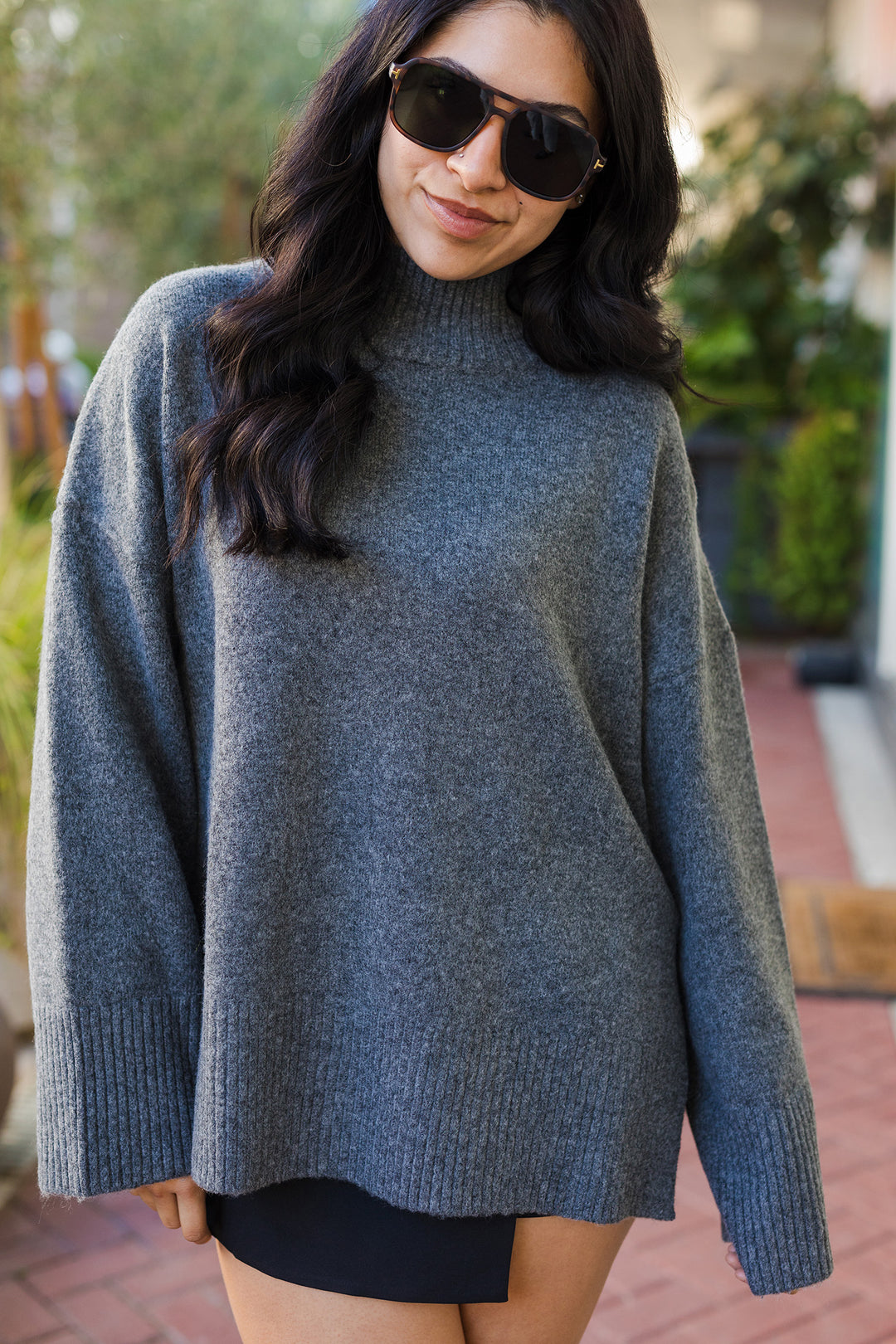 The Cuddle Season Oversized Turtleneck Sweater