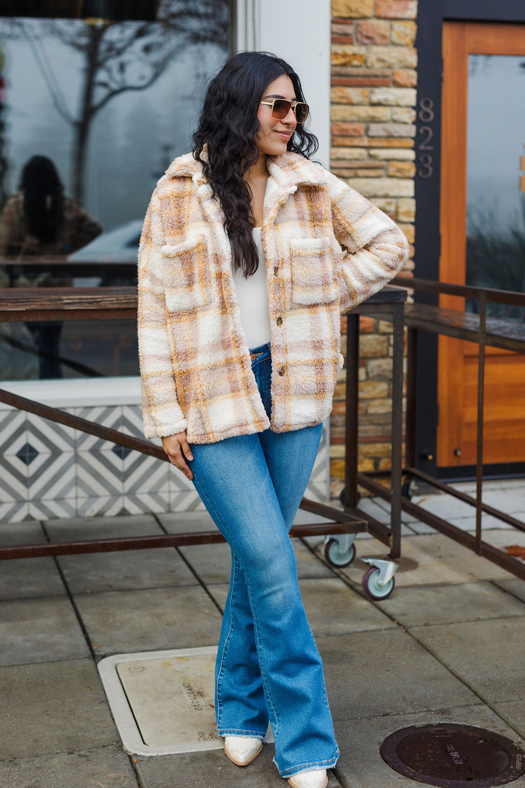 The In The Woods Soft Plaid Shacket