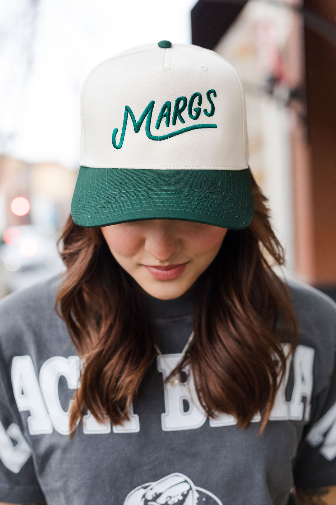 The "Margs" Two-Tone Vintage Baseball Hat