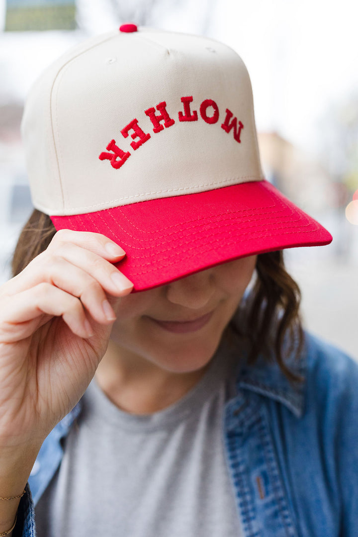 The "Mother" Upside Down Vintage Baseball Hat