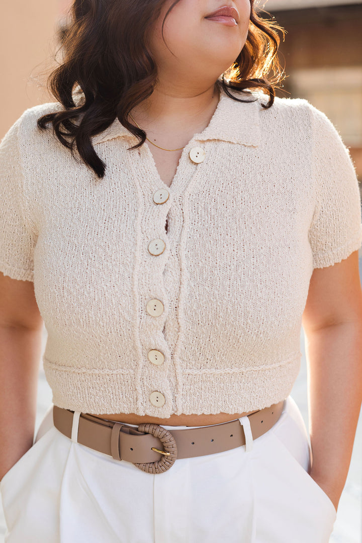 The Touch of Summer Cropped Cardigan