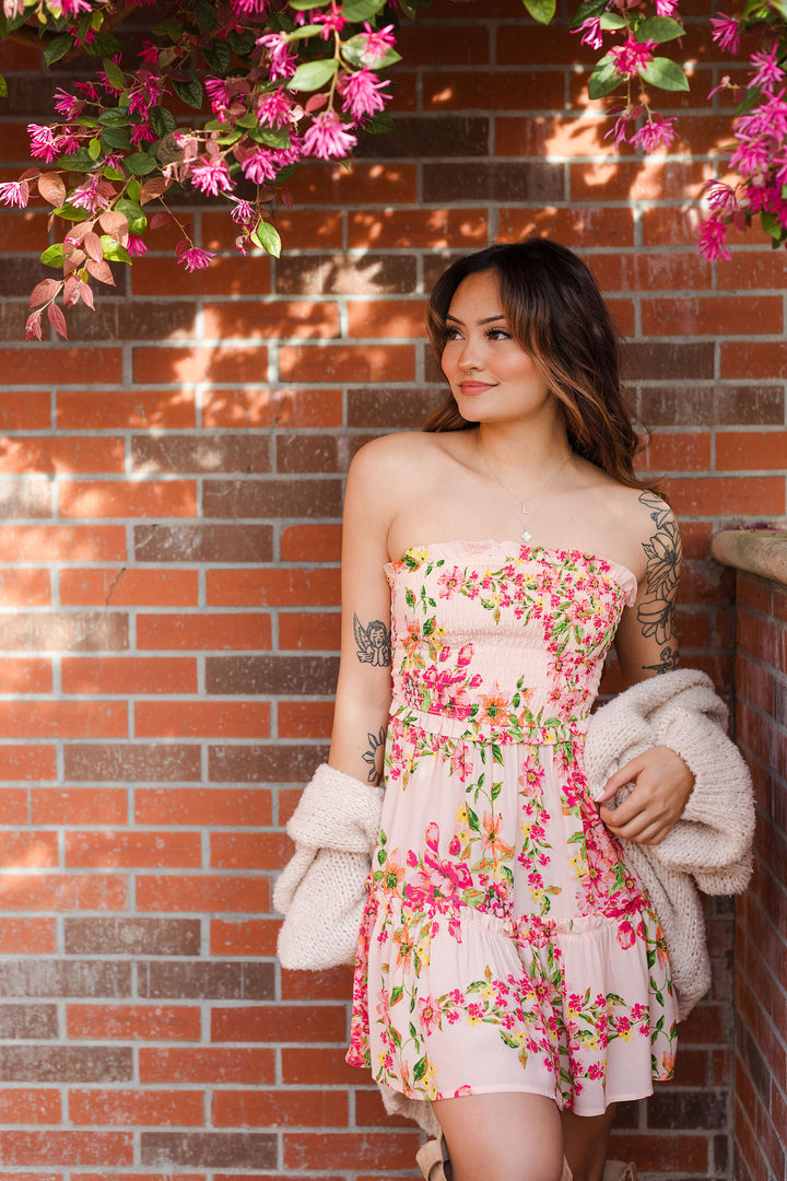 The Barica Floral Mini Dress