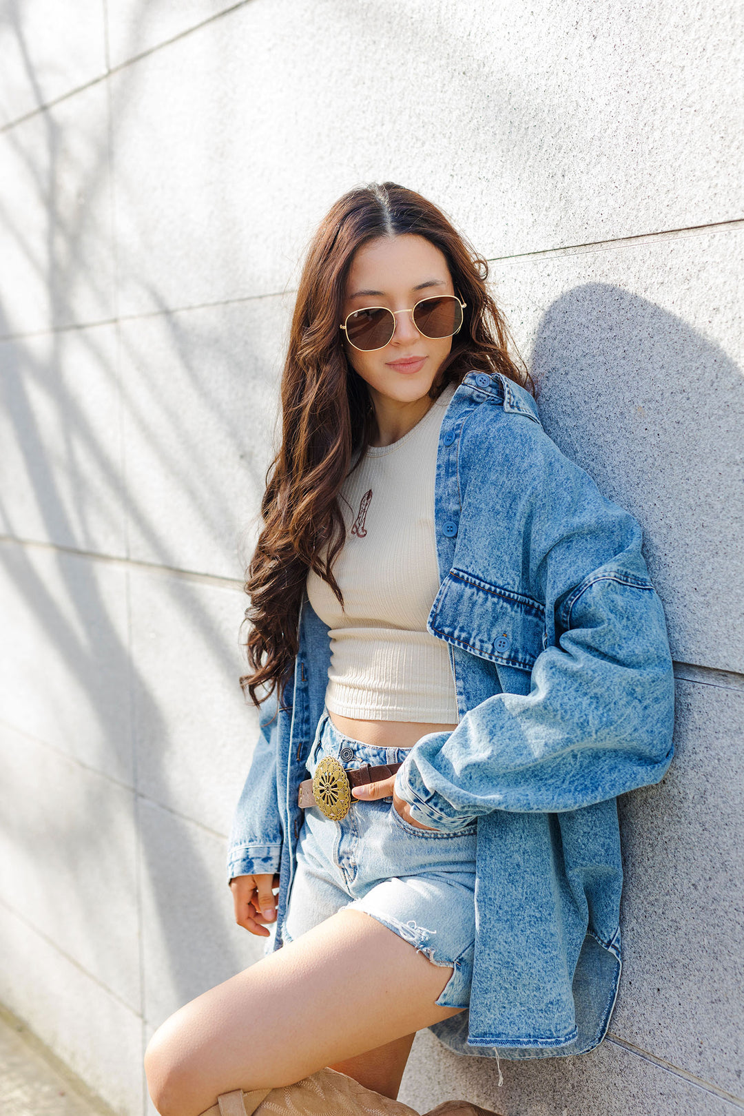 The Rodeo Embroidered Boot Tank