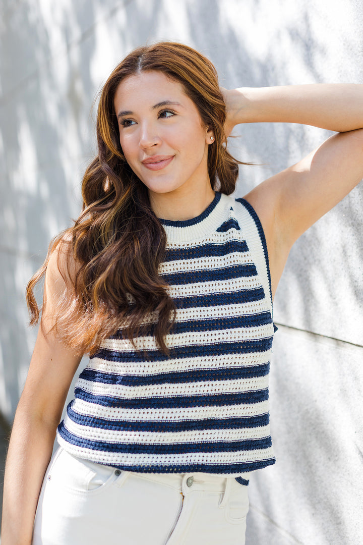 The Candy Stripes Sleeveless Top