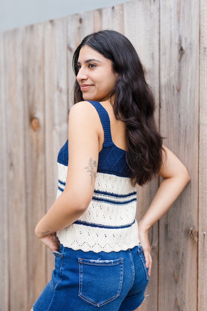 The Midnight Mantra Knit Tank Top