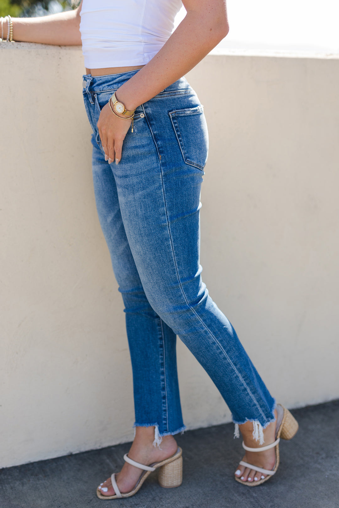 The Step In Line Straight Leg Jeans