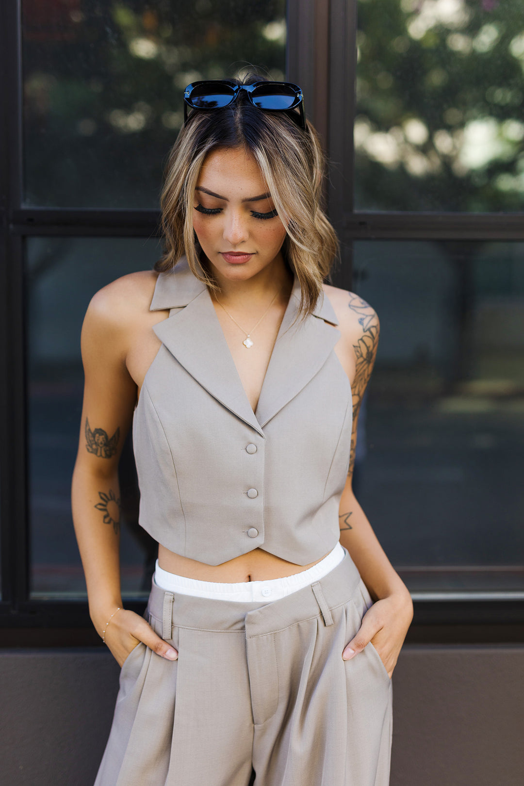 The La Vida Mocha Wide Leg Pants