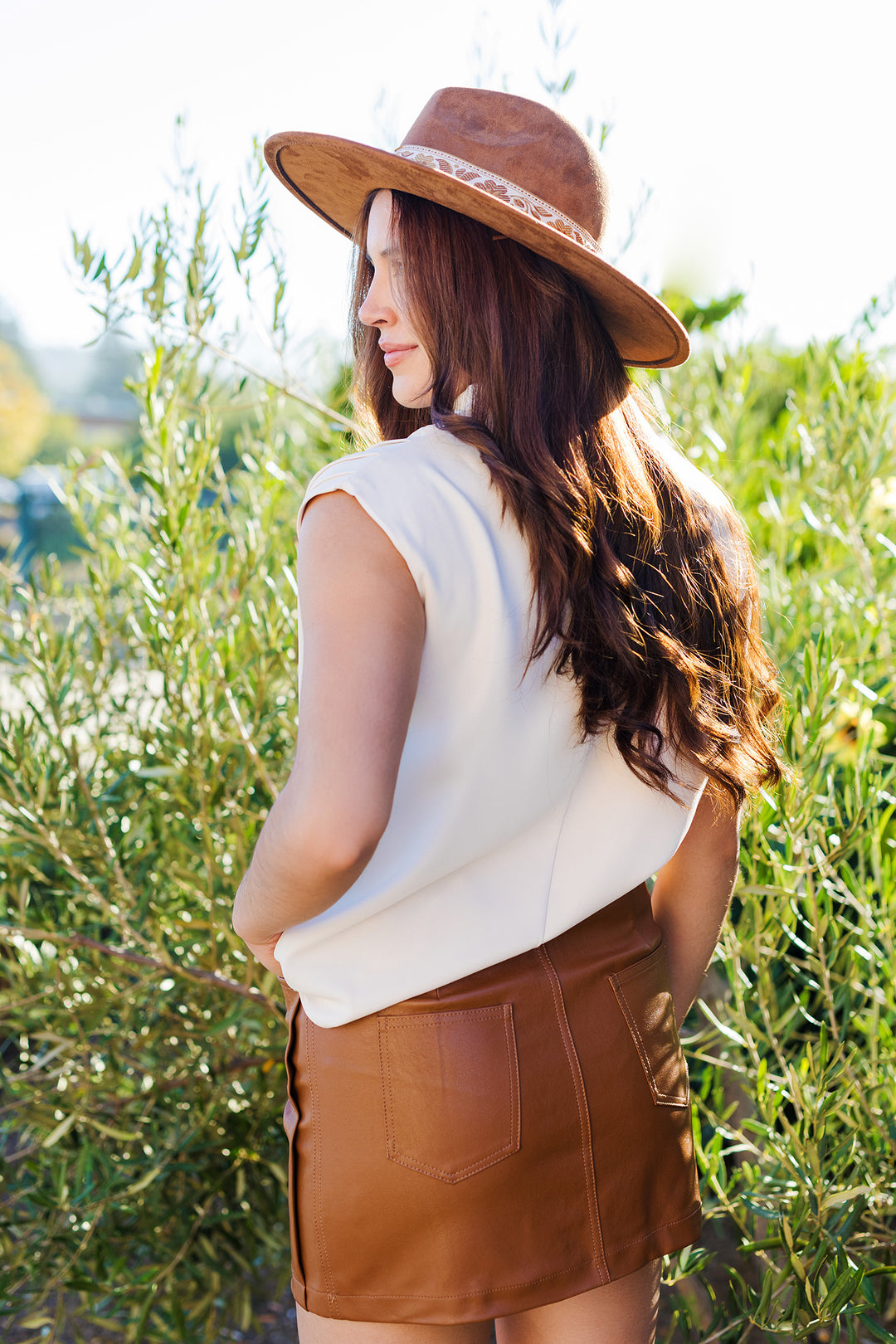 The More Classy Than Sassy Cream Satin Sleeveless Top