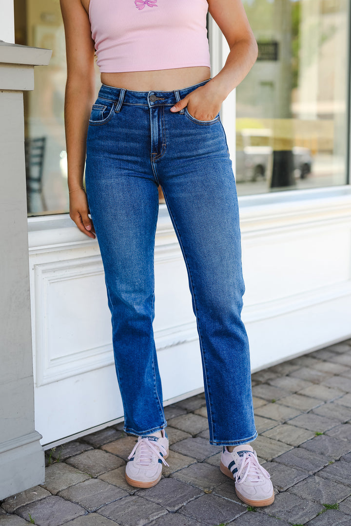 The Luna Clean Straight Leg Jeans