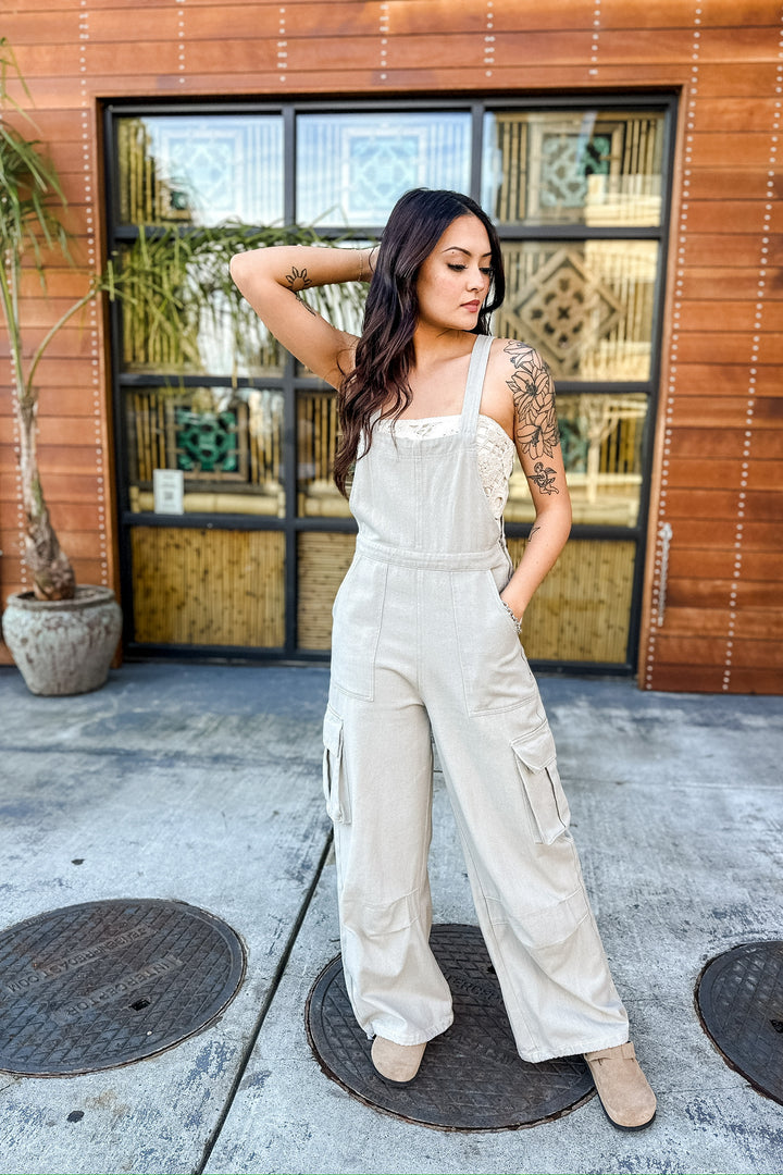 The Dimarco Stone Cargo Overalls