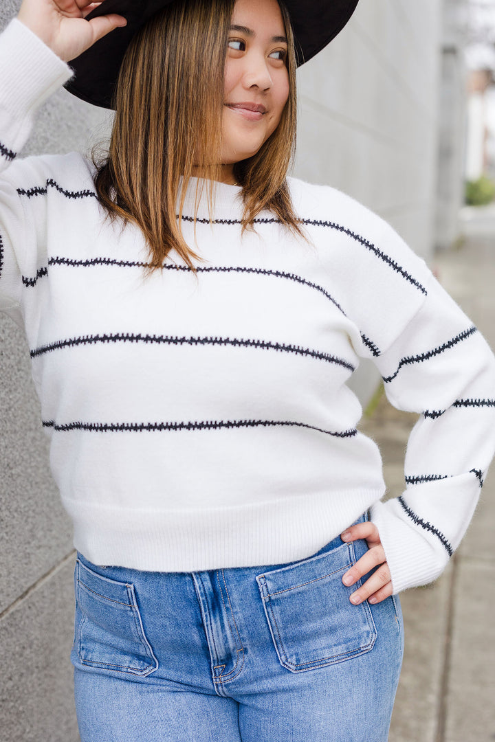 The Between The Lines Soft Knit Sweater