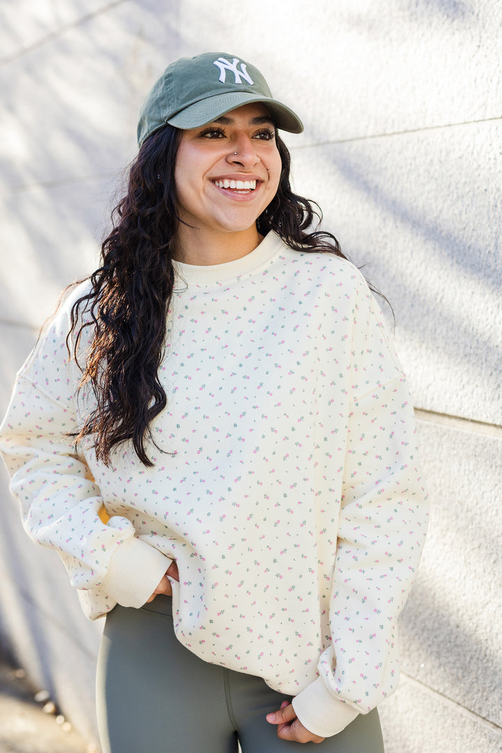 The Sunkissed Floral Print Sweatshirt