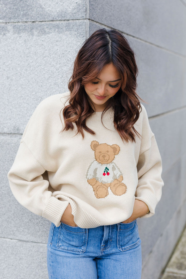 The Kid At Heart Teddy Bear Sweater