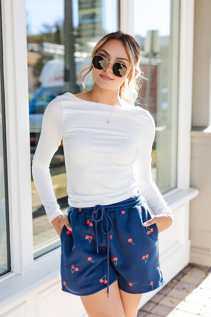 The Cherry Bomb Lounge Sweat Shorts