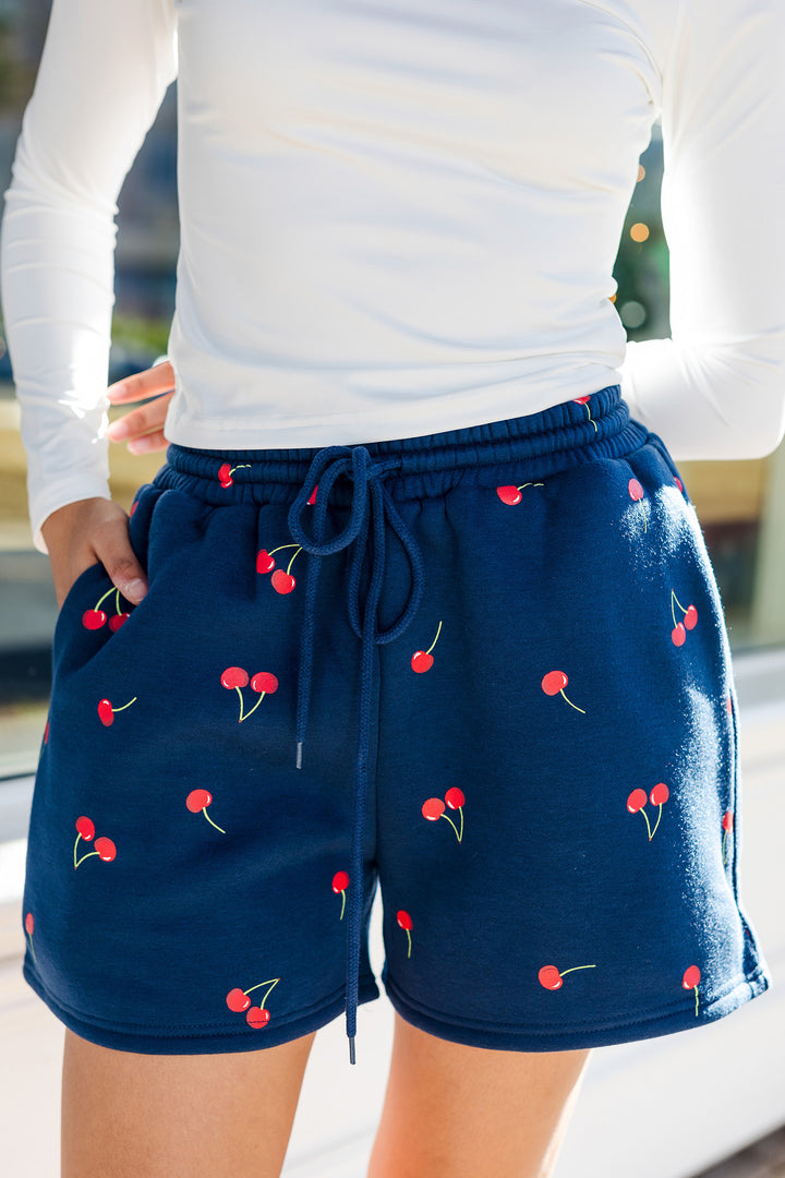 The Cherry Bomb Lounge Sweat Shorts