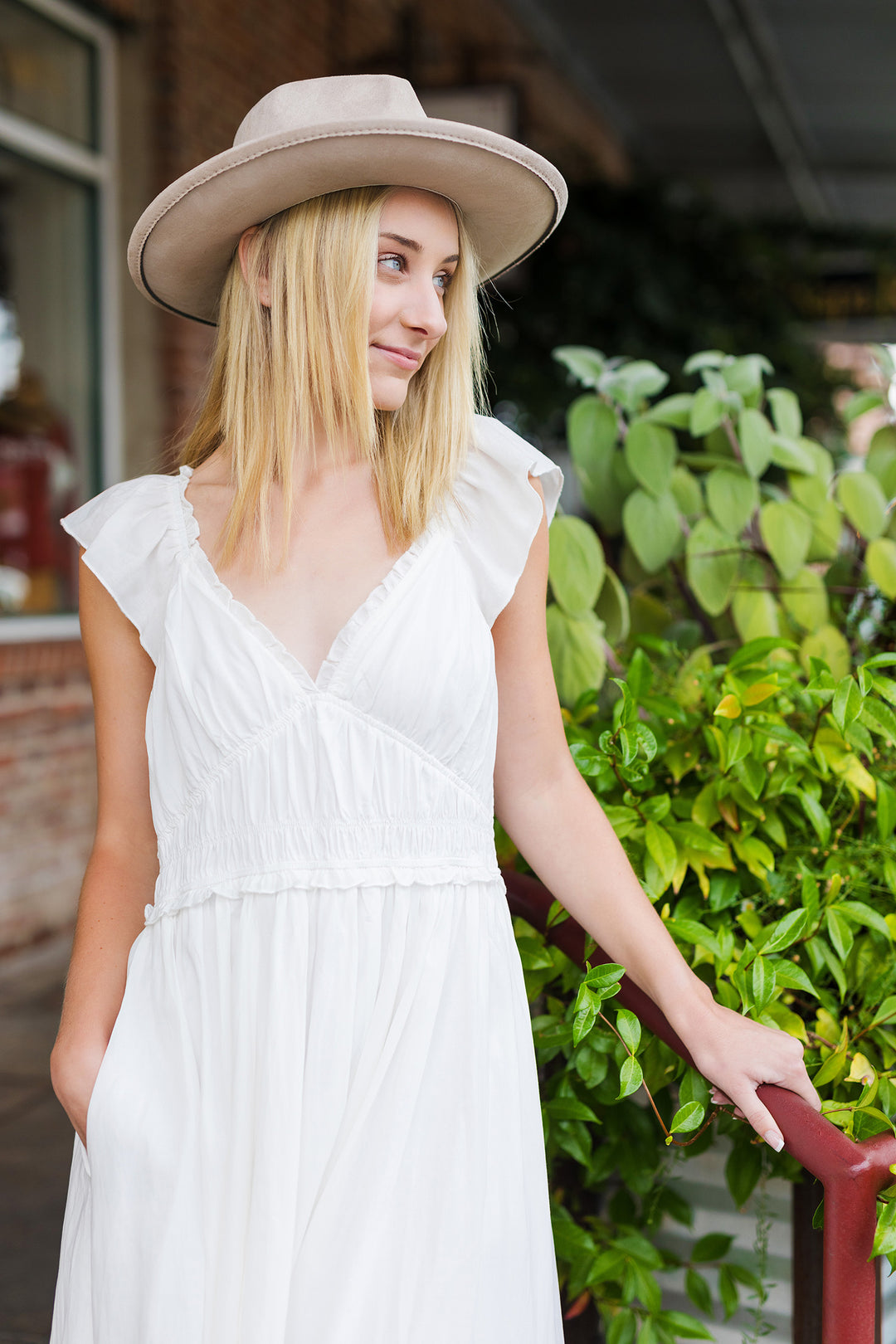 The Let Me Call You Sweetheart Off White Maxi Dress