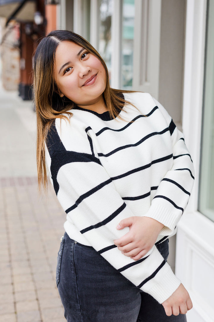 The First In Line Striped Sweater