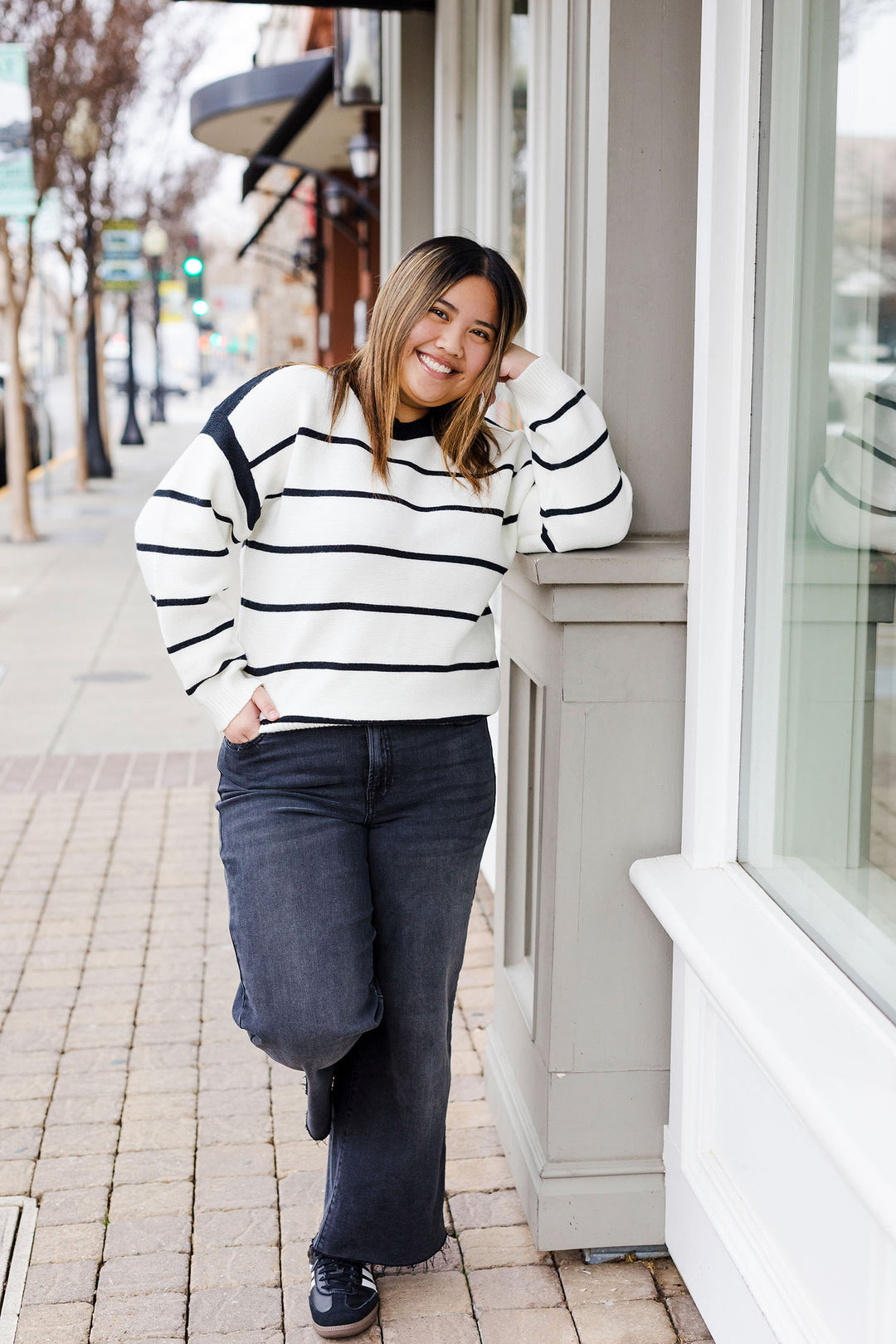 The First In Line Striped Sweater