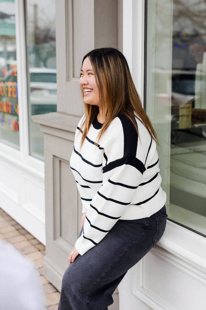 The First In Line Striped Sweater