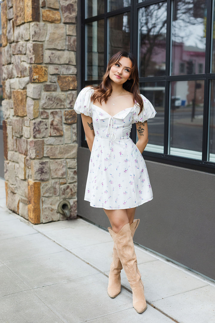 The It's My Party Floral Mini Dress