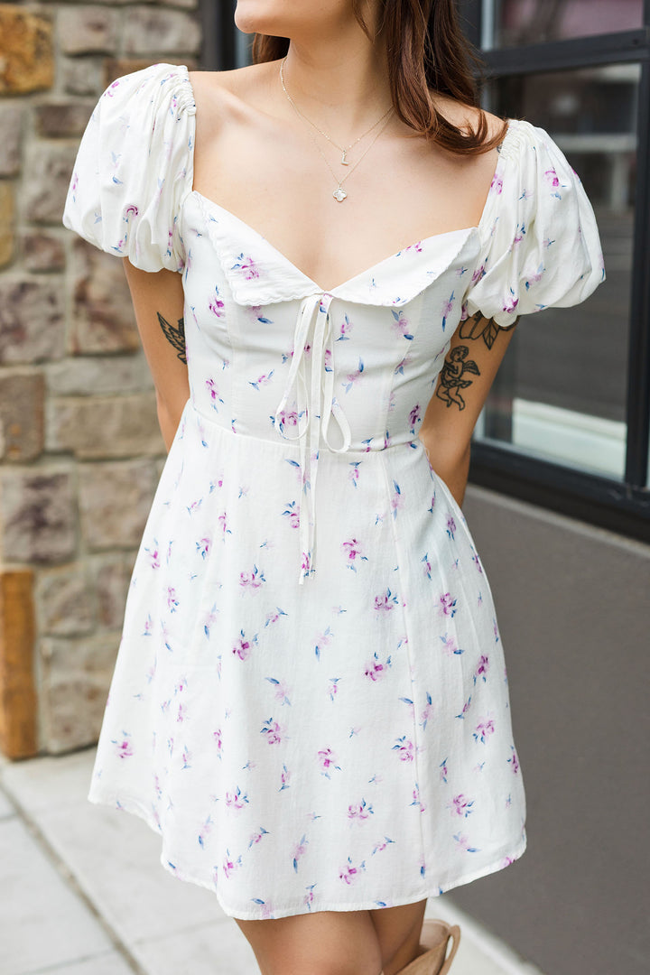 The It's My Party Floral Mini Dress