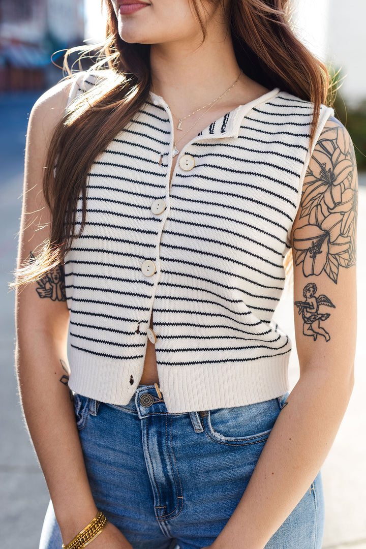 The Line In The Sand Sweater Vest