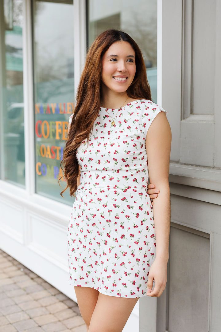 The Sweetest Thing Floral Print Mini Dress