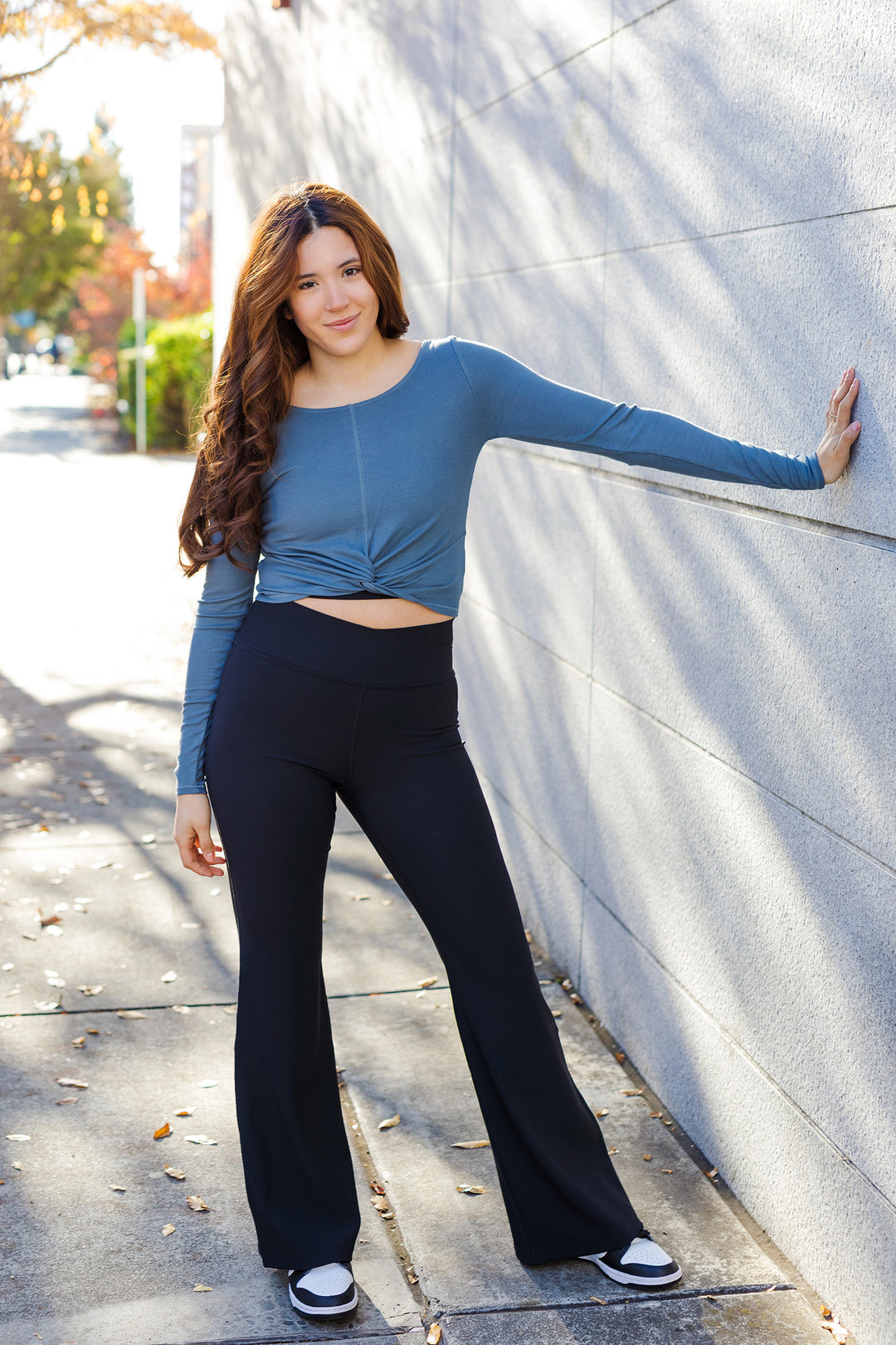 The Sierra Twist Long Sleeve Cropped Top by Supply