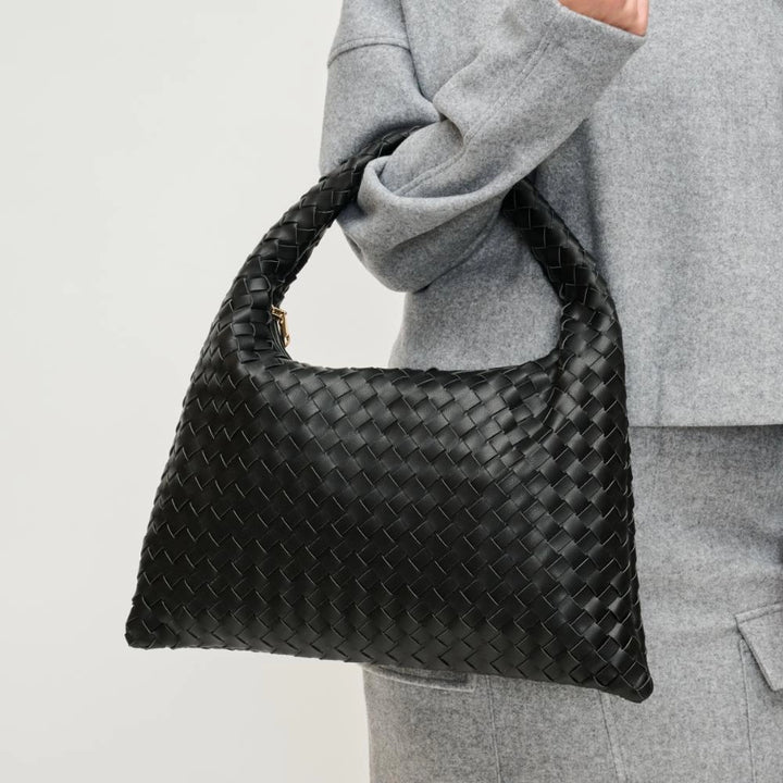 The Leah Woven Hobo Bag